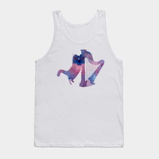 Cat and harp Tank Top